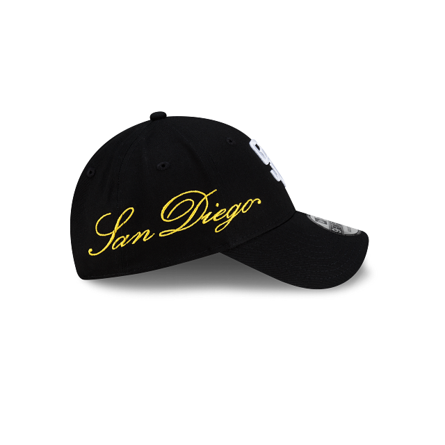San Diego Padres MLB CROSS PANELS SCRIPT 9FORTY Strapback