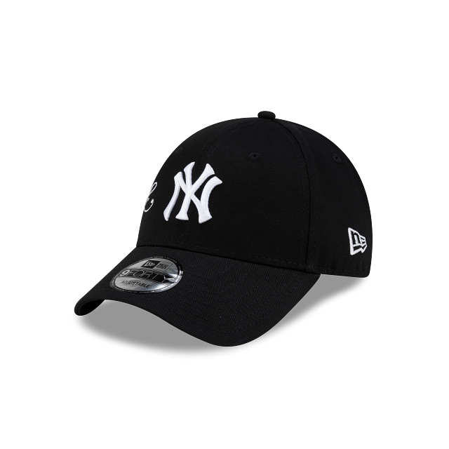 New York Yankees MLB CROSS PANELS SCRIPT 9FORTY Strapback
