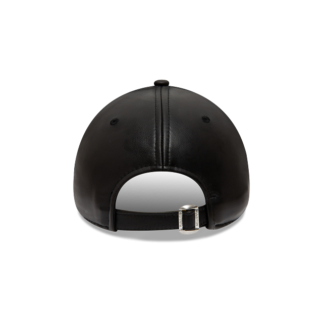 New York Yankees MLB Leather 9FORTY Strapback Negra