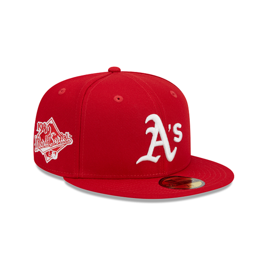 Oakland Athletics MLB Evergreen 59FIFTY Cerrada Roja