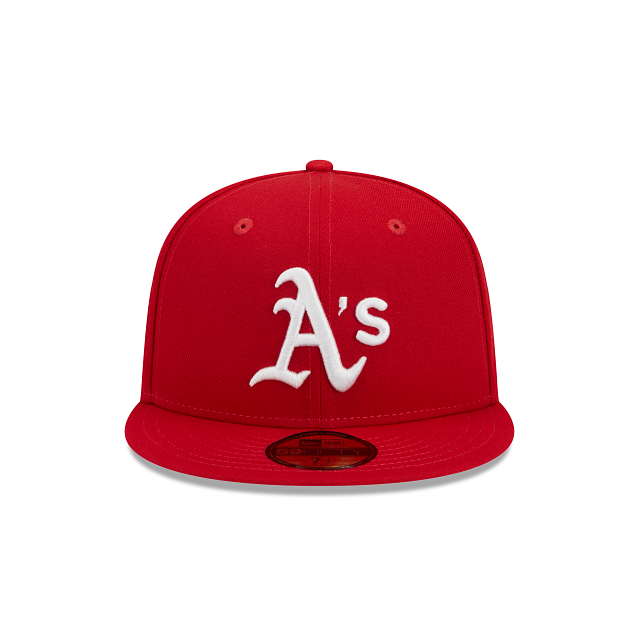 Oakland Athletics MLB Evergreen 59FIFTY Cerrada Roja