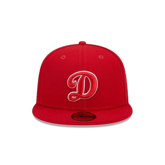 Los Angeles Dodgers MLB Evergreen 59FIFTY Cerrada Roja