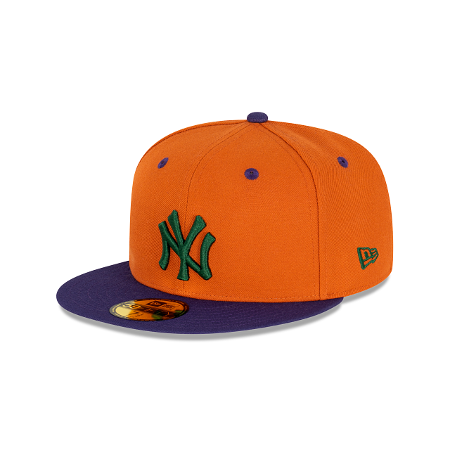 New York Yankees MLB Side Patch 59FIFTY Cerrada Naranja