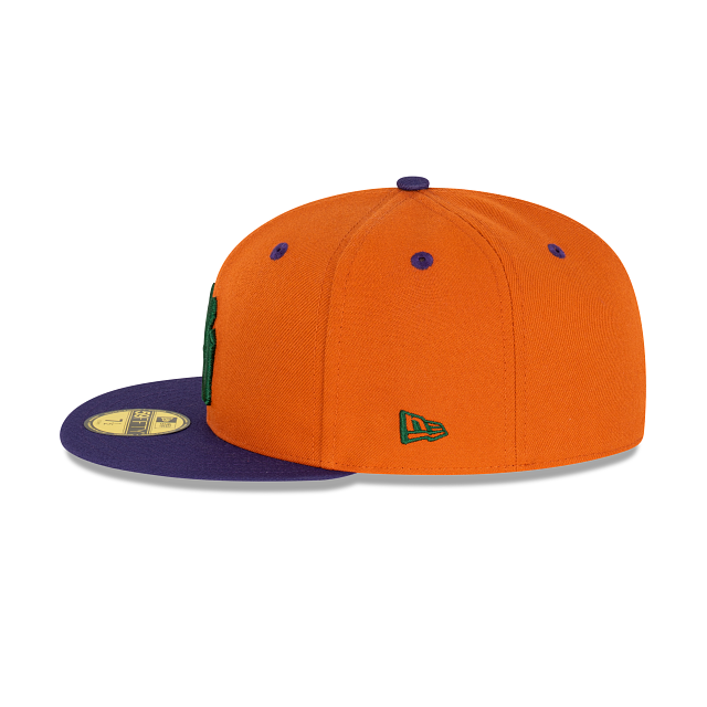 New York Yankees MLB Side Patch 59FIFTY Cerrada Naranja