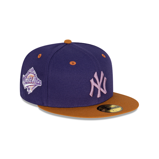 New York Yankees MLB Side Patch 59FIFTY Cerrada Morada