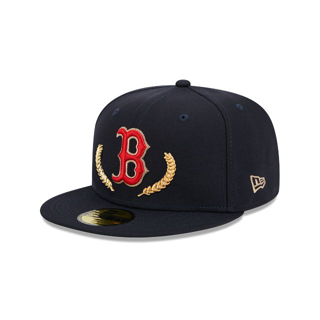 Boston Red Sox MLB Gold Leaf 59FIFTY Cerrada