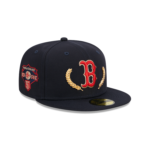 Boston Red Sox MLB Gold Leaf 59FIFTY Cerrada
