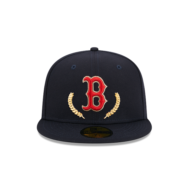 Boston Red Sox MLB Gold Leaf 59FIFTY Cerrada