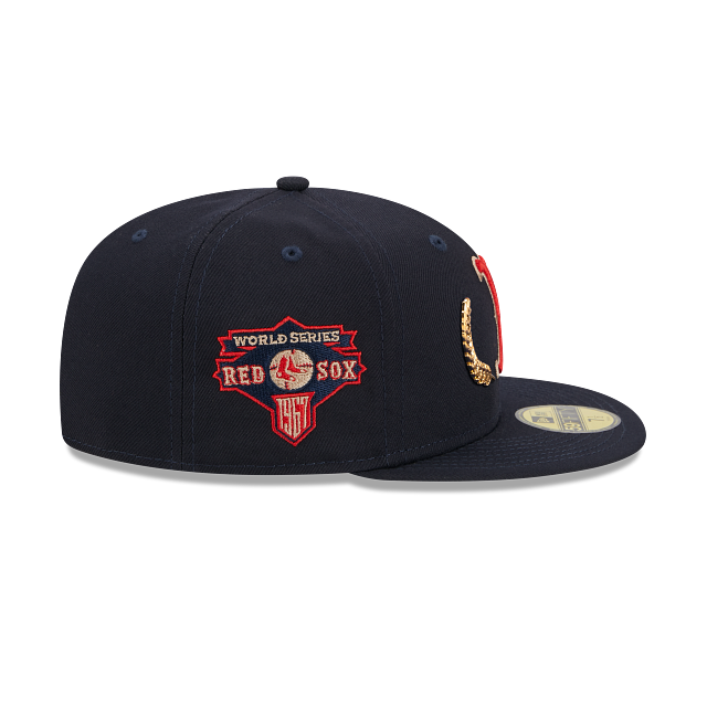 Boston Red Sox MLB Gold Leaf 59FIFTY Cerrada