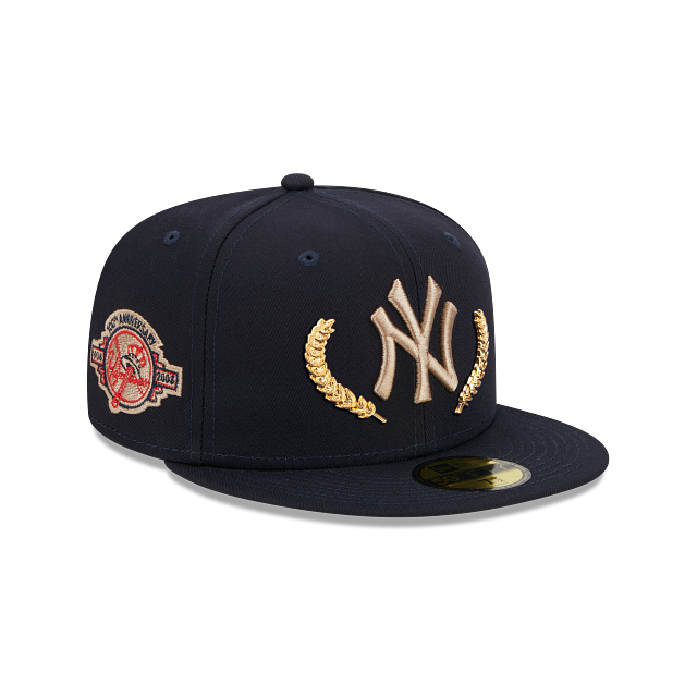 New York Yankees MLB Gold Leaf 59FIFTY Cerrada