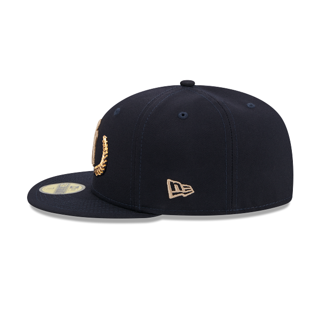 New York Yankees MLB Gold Leaf 59FIFTY Cerrada