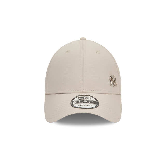 New York Yankees MLB Flawless Mini Logo 9FORTY Strapback Beige