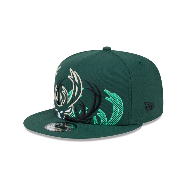 Milwaukee Bucks NBA Team Shadow 9FIFTY Snapback