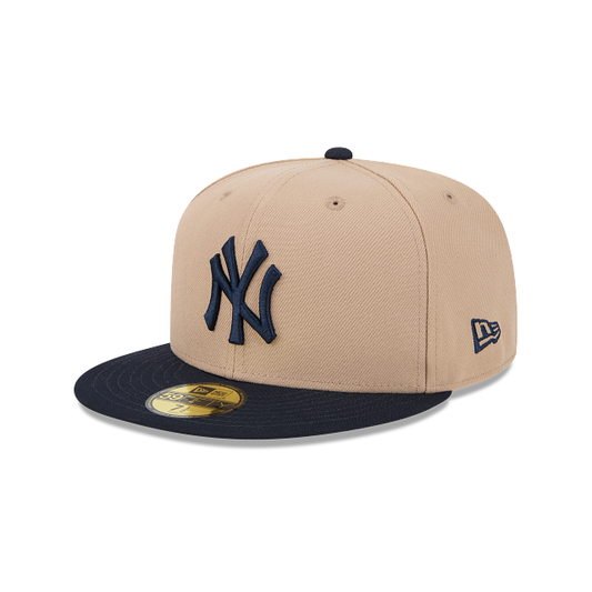 New York Yankees MLB Evergreen 59FIFTY Cerrada Beige
