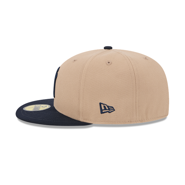 New York Yankees MLB Evergreen 59FIFTY Cerrada Beige