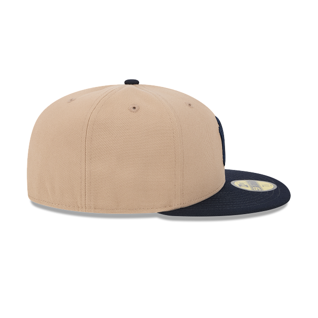New York Yankees MLB Evergreen 59FIFTY Cerrada Beige