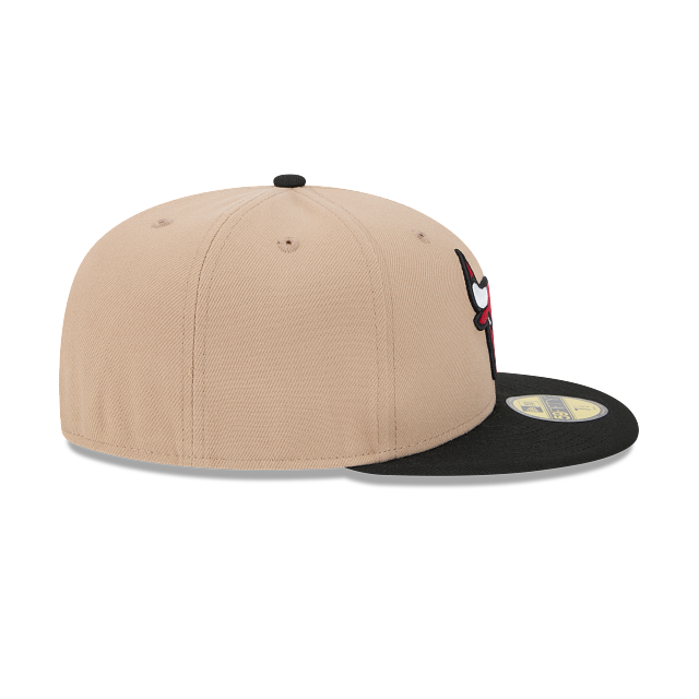 Chicago Bulls NBA Evergreen 59FIFTY Cerrada Beige