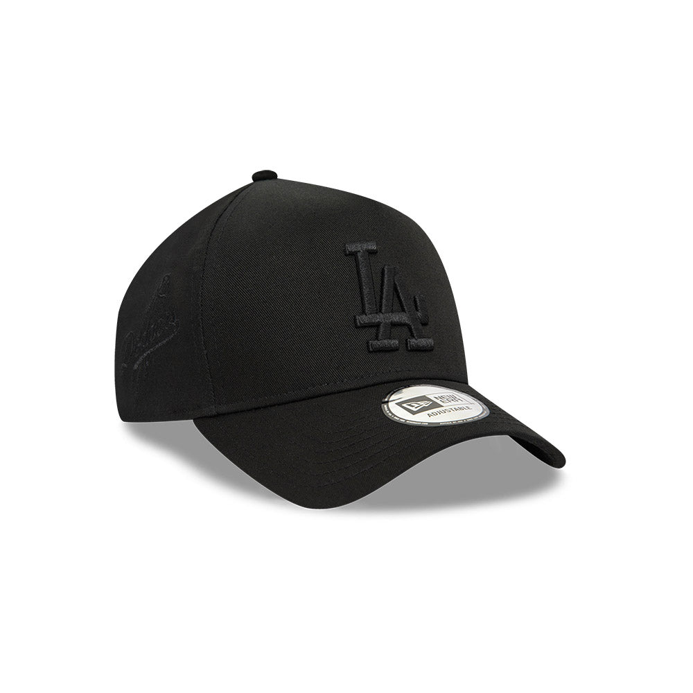 Los Angeles Dodgers MLB Black on Black 9FORTY A-Frame Snapback