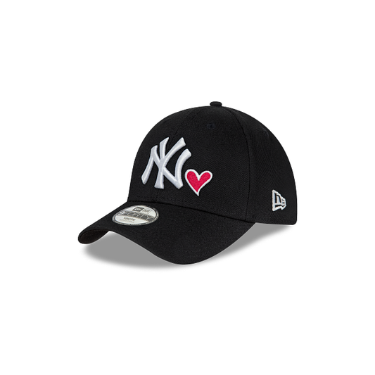 New York Yankees MLB Heart Icon 9FORTY Strapback para Niña o Niño
