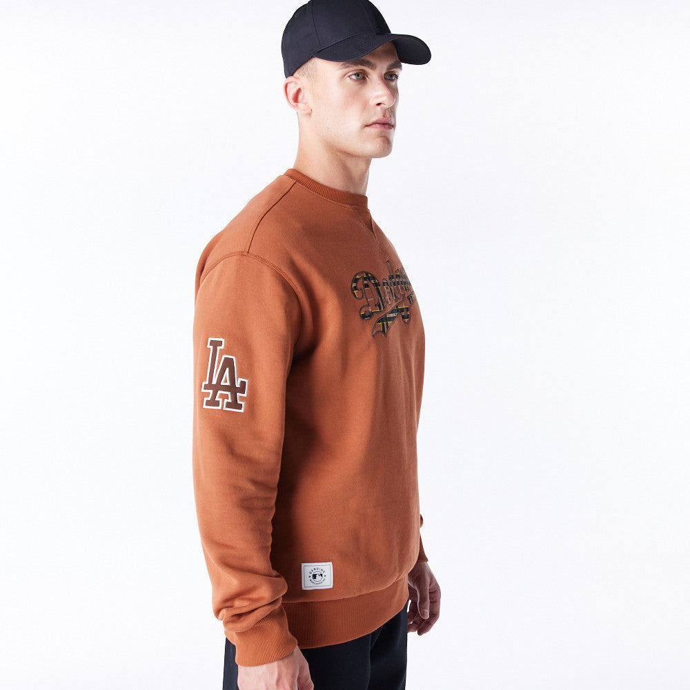 Sudadera Tartan Los Angeles Dodgers MLB Logo Infill Collection