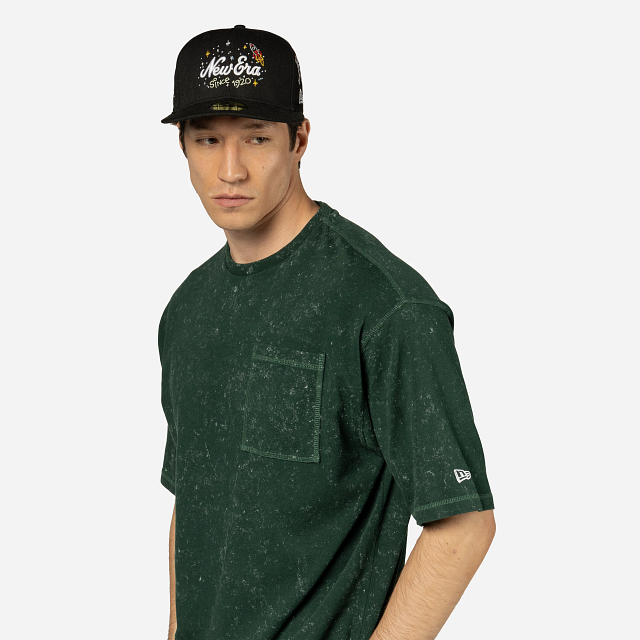 Playera Manga Corta New Era Culture Outdoor Verde
