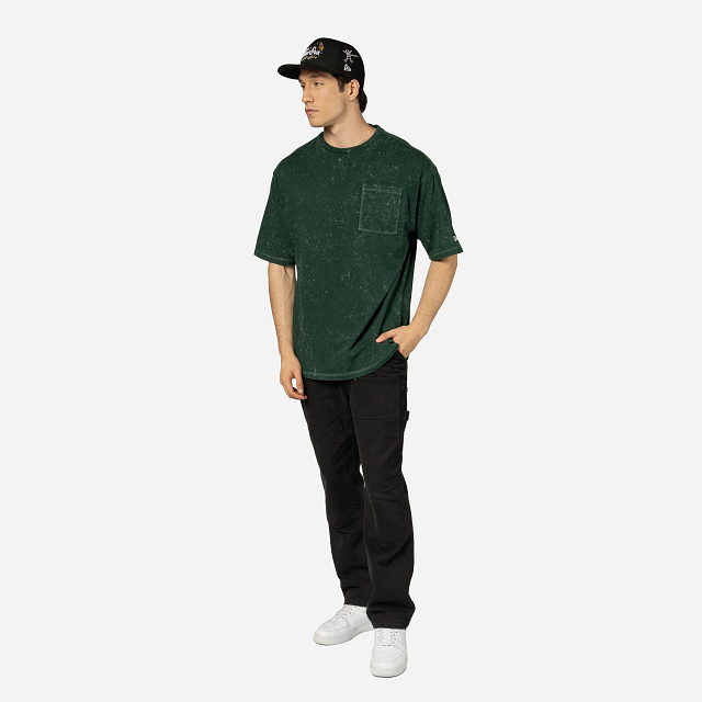 Playera Manga Corta New Era Culture Outdoor Verde