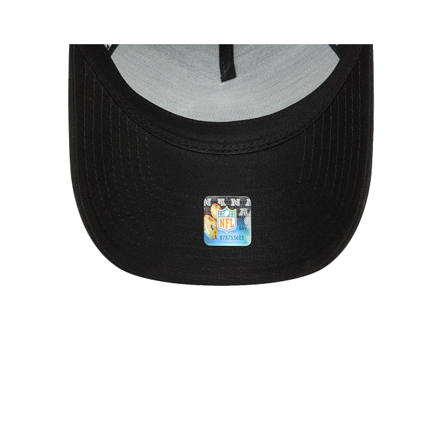 Las Vegas Raiders NFL Metallic Patch 9FORTY A-Frame Snapback