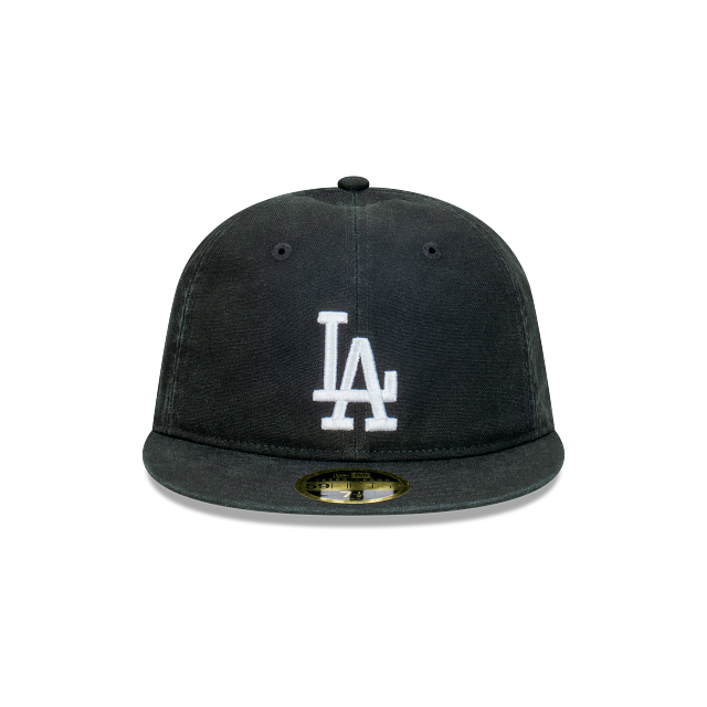 Los Angeles Dodgers MLB Worn Black 59FIFTY Retro Crown Cerrada