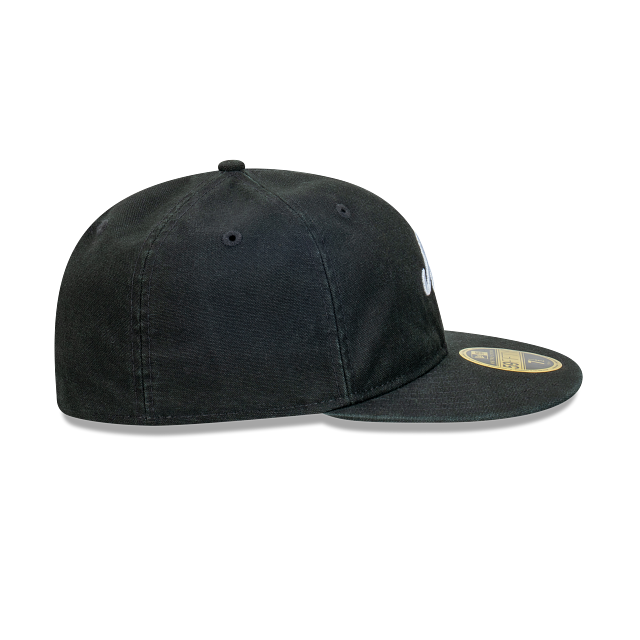 New Era Worn Black 59FIFTY Retro Crown Cerrada