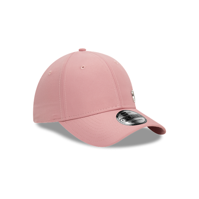 New York Yankees MLB Flawless Mini Logo 9FORTY Strapback Rosa