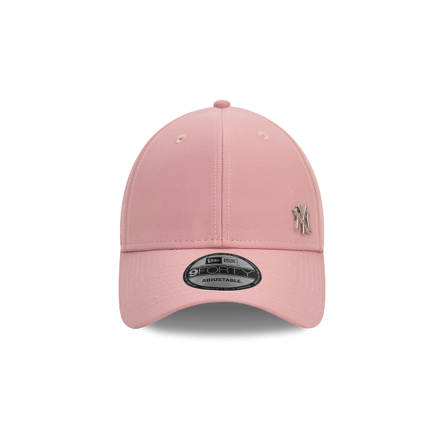 New York Yankees MLB Flawless Mini Logo 9FORTY Strapback Rosa