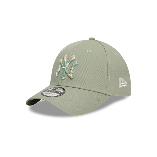 New York Yankees MLB Camo Infill 9FORTY Strapback Verde