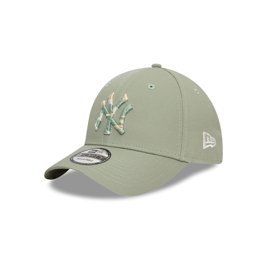New York Yankees MLB Camo Infill 9FORTY Strapback Verde