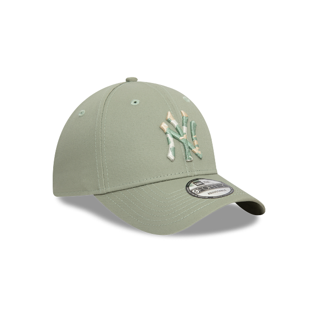 New York Yankees MLB Camo Infill 9FORTY Strapback Verde