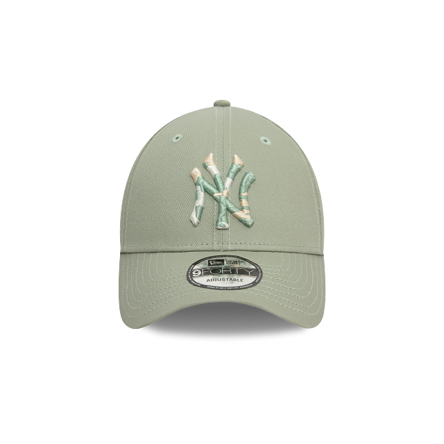 New York Yankees MLB Camo Infill 9FORTY Strapback Verde
