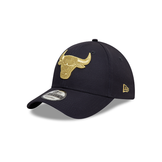 Chicago Bulls NBA Metallic Logo 9FORTY Strapback