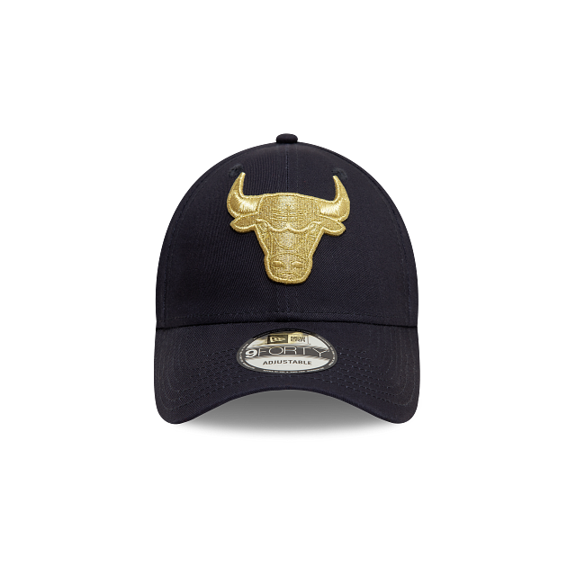Chicago Bulls NBA Metallic Logo 9FORTY Strapback