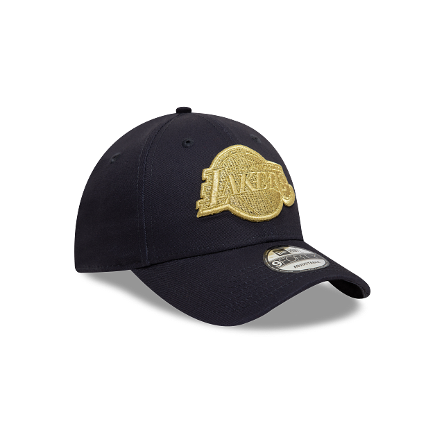 Los Angeles Lakers NBA Metallic Logo 9FORTY Strapback