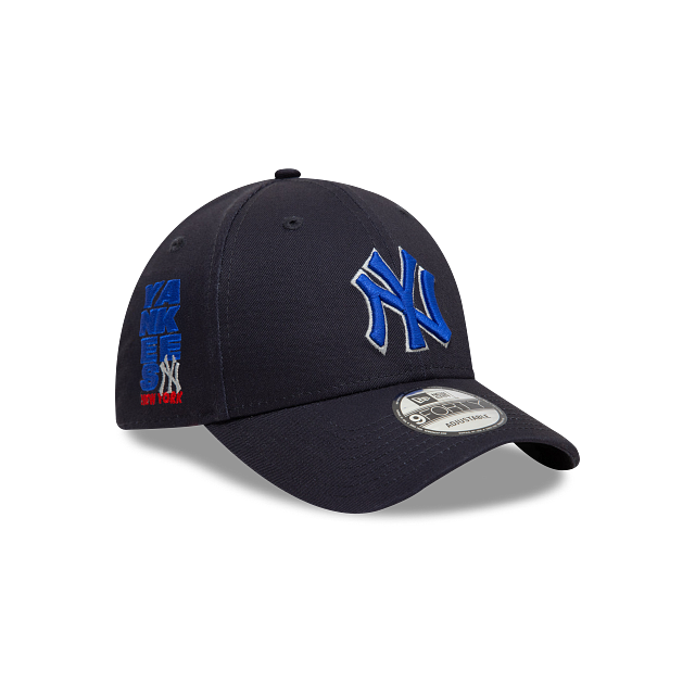 New York Yankees MLB Side Name 9FORTY Strapback