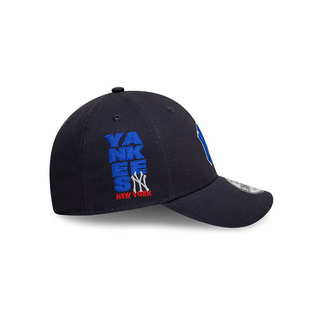 New York Yankees MLB Side Name 9FORTY Strapback