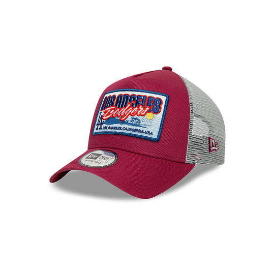 Los Angeles Dodgers MLB License Plate 9FORTY A-Frame Snapback