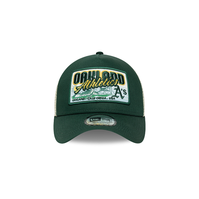 Athletics MLB License Plate 9FORTY A-Frame Snapback