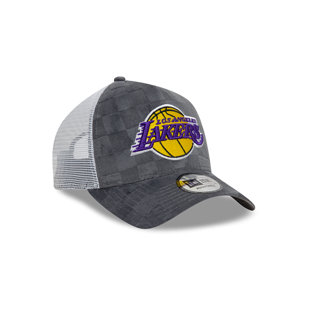 Los Angeles Lakers NBA Trucker Canvas 9FORTY A-Frame Snapback