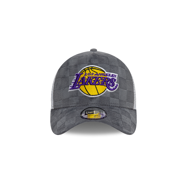 Los Angeles Lakers NBA Trucker Canvas 9FORTY A-Frame Snapback