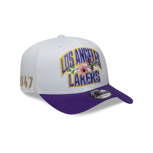 Los Angeles Lakers NBA Flower 9FIFTY Snapback