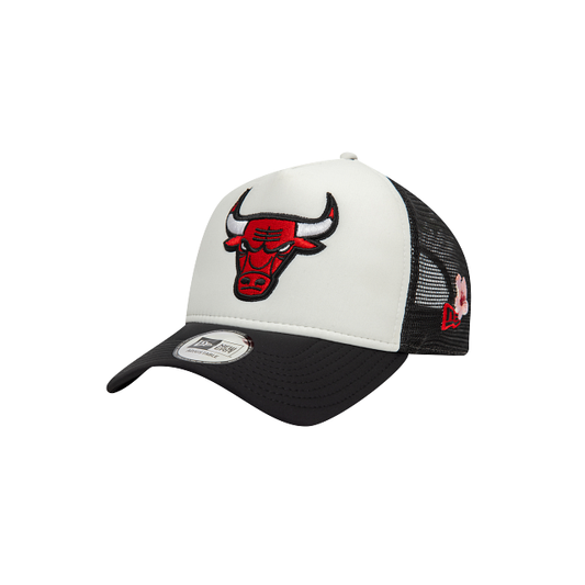 Chicago Bulls NBA Flower 9FORTY A-Frame Trucker Snapback
