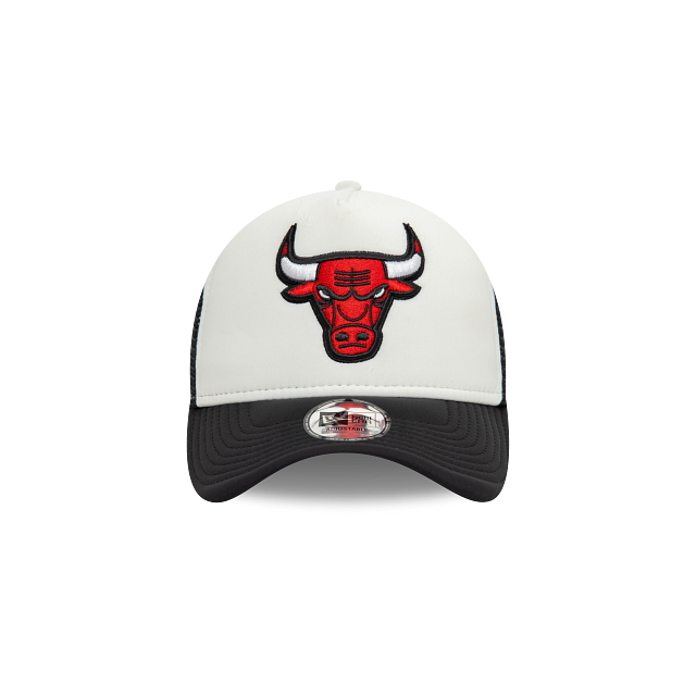 Chicago Bulls NBA Flower 9FORTY A-Frame Trucker Snapback