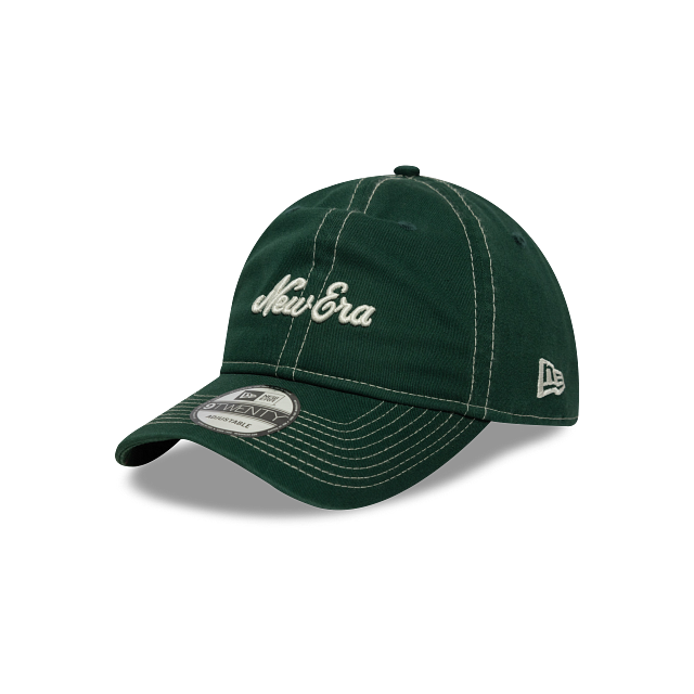 New Era Contrast Stitch 9TWENTY Strapback Verde