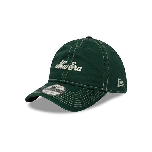 New Era Contrast Stitch 9TWENTY Strapback Verde