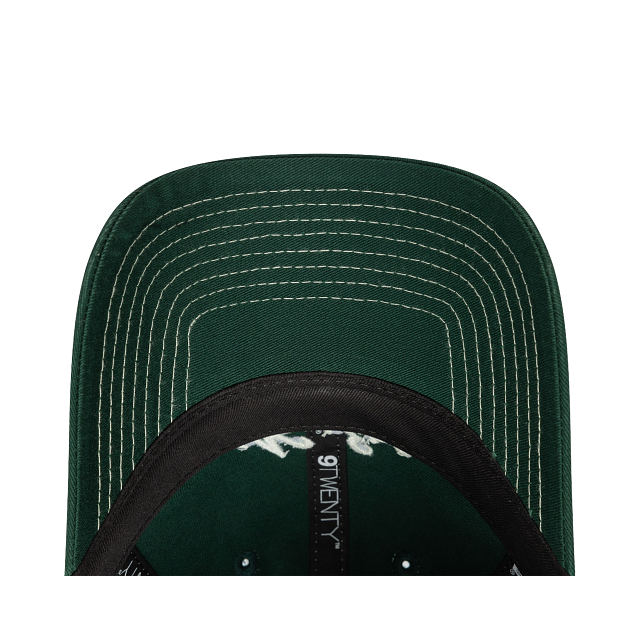 New Era Contrast Stitch 9TWENTY Strapback Verde